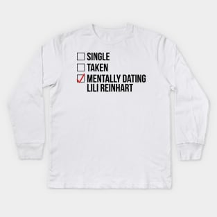 MENTALLY DATING LILI REINHART Kids Long Sleeve T-Shirt